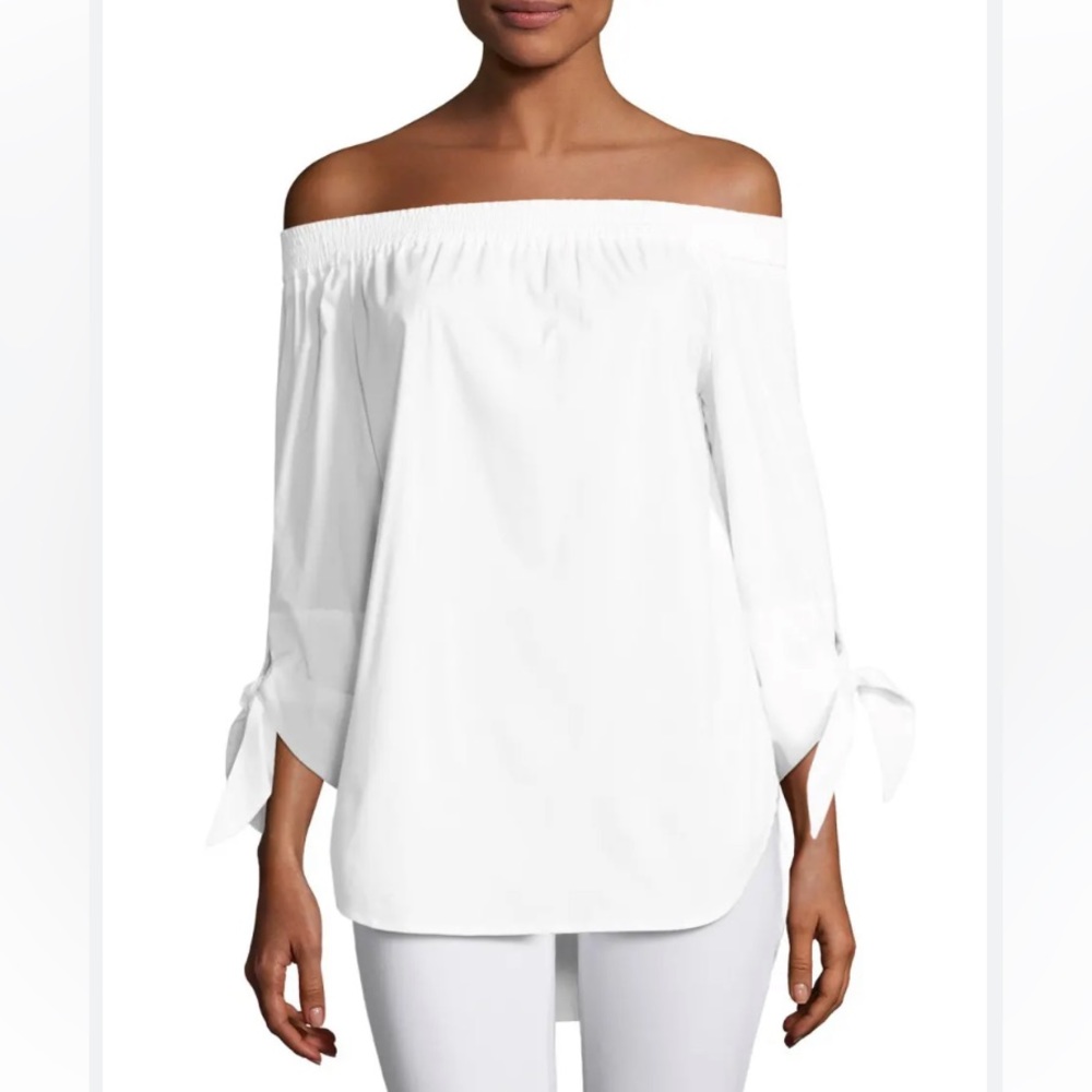 Finley Jill off shoulder, tie sleeve, M